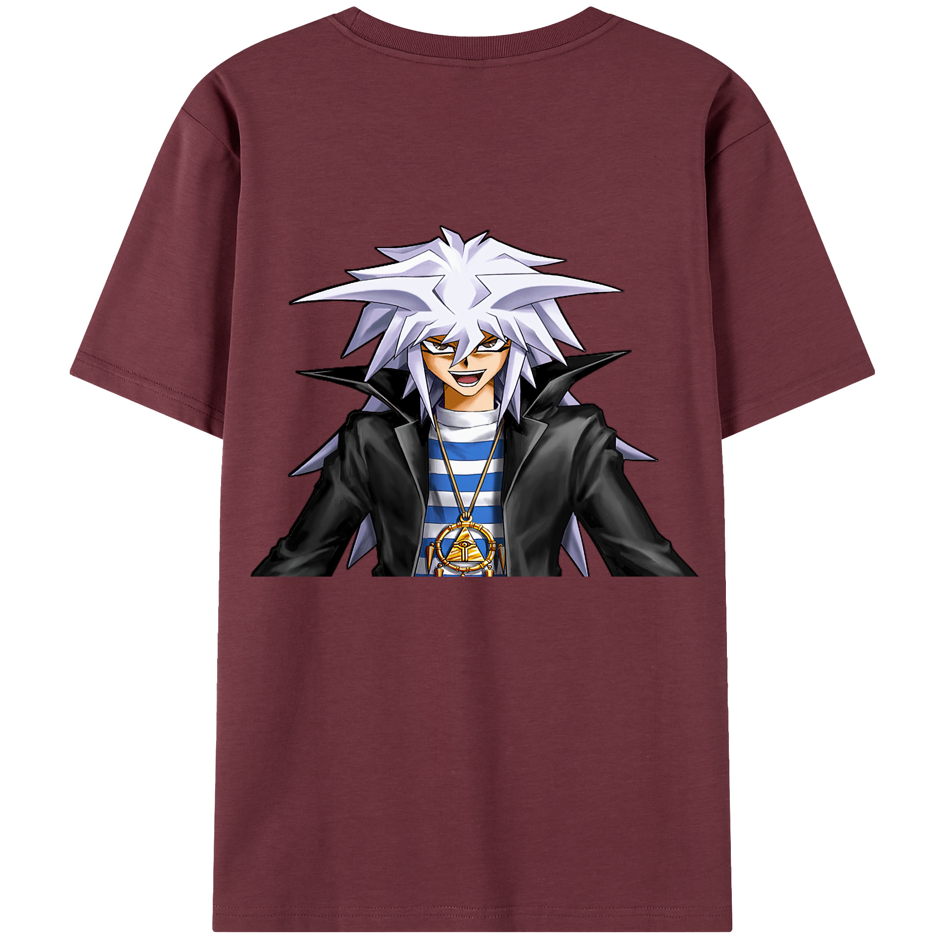 （画像用） 遊☆戯☆王 Yu-Gi-Oh! 綿100％半袖Tシャツ（背面プリント）